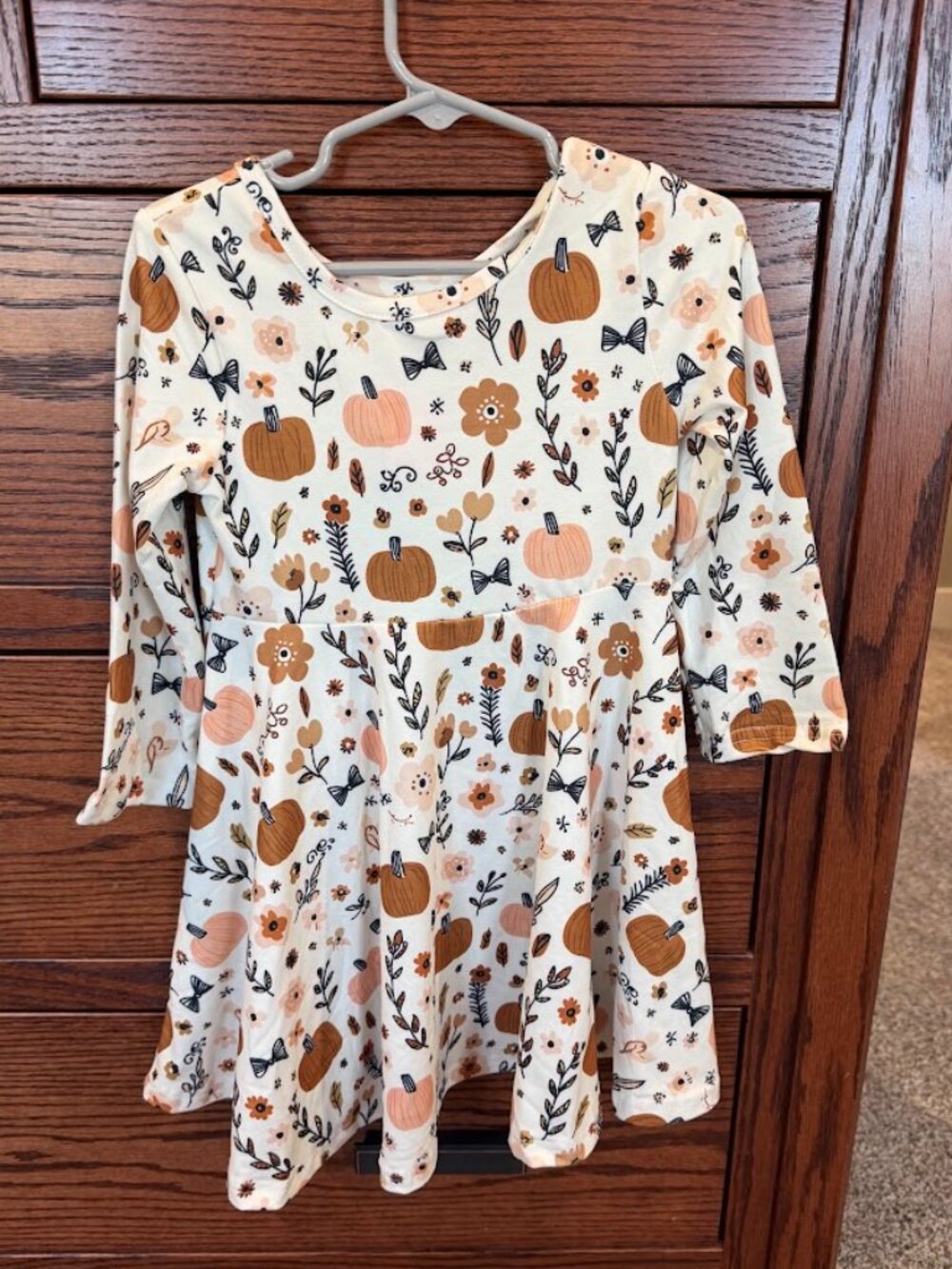 Rylee Faith Designs Girls Fall Boutique Dress (NWTS)
